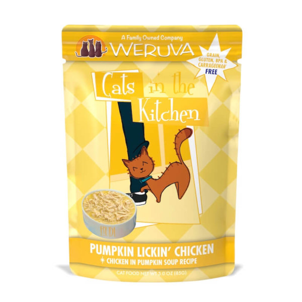 Image of pouch for Weruva Cats in the Kitchen, pumpkin lickin chicken recipe