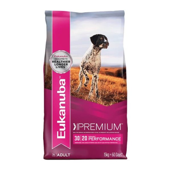 Bag image for Eukanuba dry dog food for adult dogs - performance - working and endurance formula