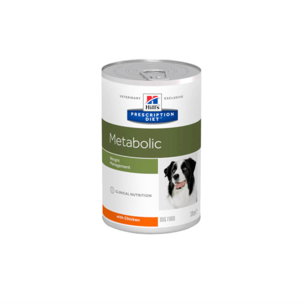 Image for Hill’s prescription food canned food for dogs – metabolic weight care with chicken