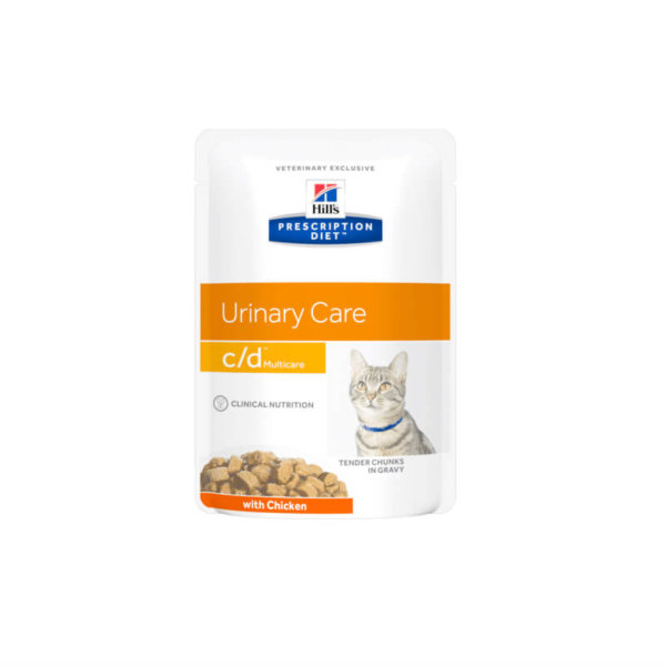 Image for Hills Prescription Pouch for cats in need of urinary care - c/d formula