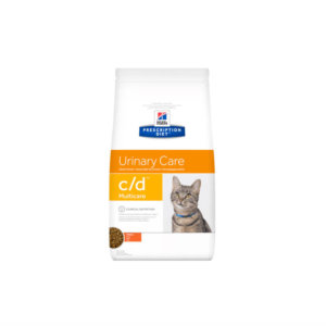 Bag image for Hills prescription dry food for cats - c/d formula for urinary multicare.