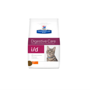 Image of bag of dry cat food by Hills prescription diet for cats in need of digestive care