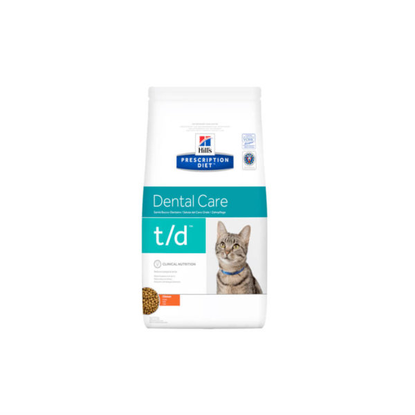 Bag image for Hills prescription dry food for cats - t/d oral care formula