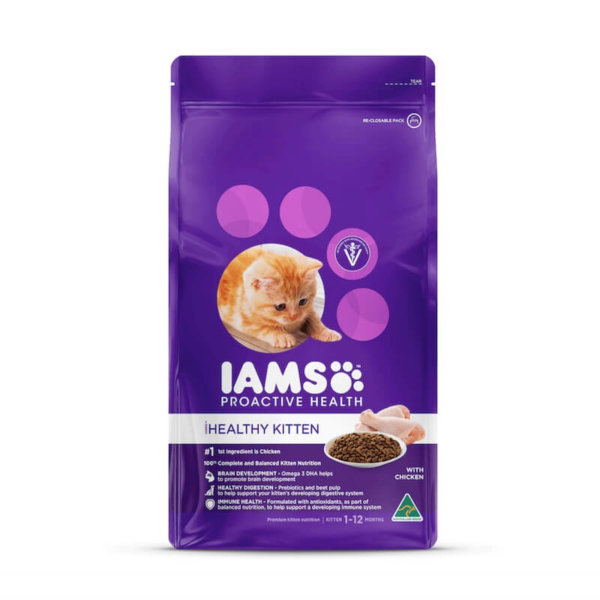 Bag image for Iams dry cat food for kittens - with chicken