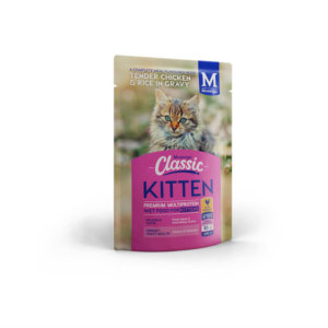 Image of Montego Classic Kitten wet food pouch Chicken and Rice flavour