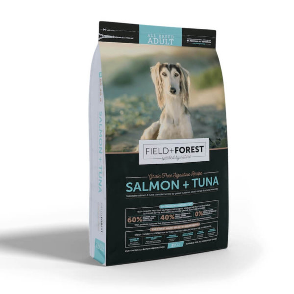 Bag image for Montego Field and Forest dry food for adult dogs - Salmon and Tuna formula