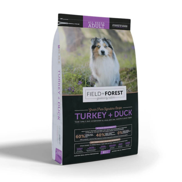 Bag image for Montego Field and Forest dry food for adult dogs - Turkey and Duck formula