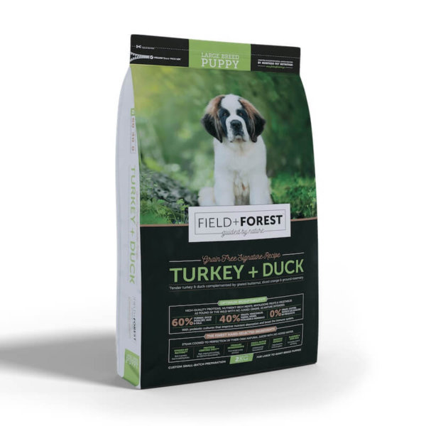 Bag image for Montego Field and Forest dry food for large to giant breed puppies - Turkey and Duck formula