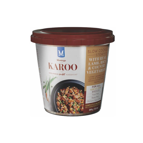 Image for Montego Karoo Adult Dog Real Lamb, Veg and Rice stew in tub