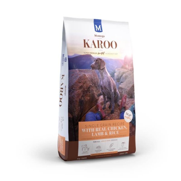 Bag image for Montego Karoo dry dog food for adult dogs