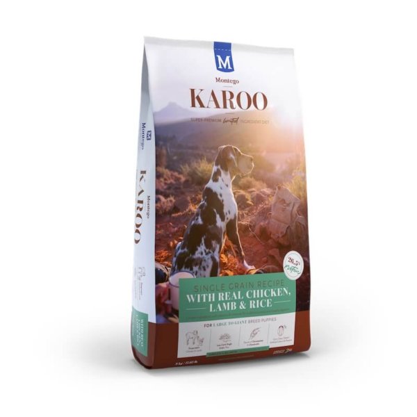 Bag image for Montego Karoo dry dog food for large to giant breed puppies