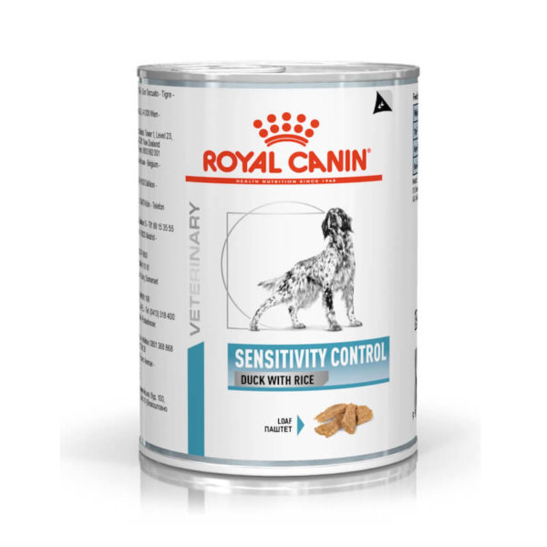 Image for Royal Canin loaf in a can for dogs, sensitivity control with duck and rice formula