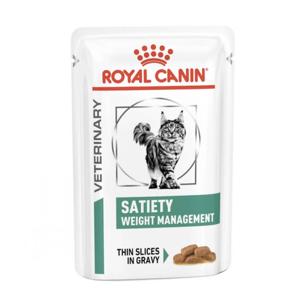 Image of Royal Canin Prescription pouch wet food for cats - satiety formula