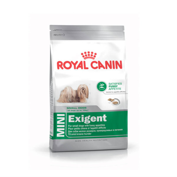 Bag image for Royal Canin dry dog food for Exigent dogs of Mini and Small breeds