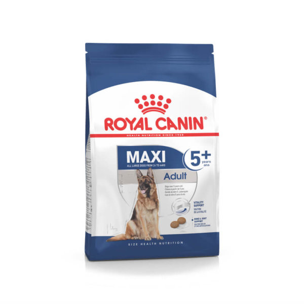 Bag image for Royal Canin dry food for Maxi breed adult over 5 years