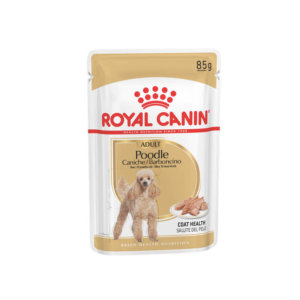 Image of Royal Canin pouch of wet food for adult Poodle