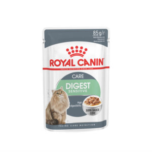 Image of Royal Canin pouch of wet food for cats - digest sensitive formula