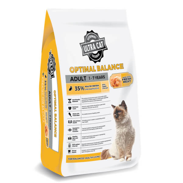 Image for Ultra Cat Optimal Balance dry food for adult cats