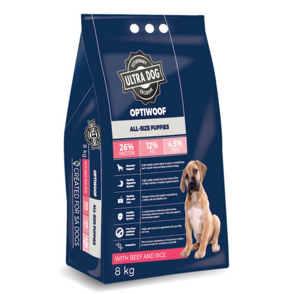 Image for Ultra Dog Optiwoof dry food for puppies