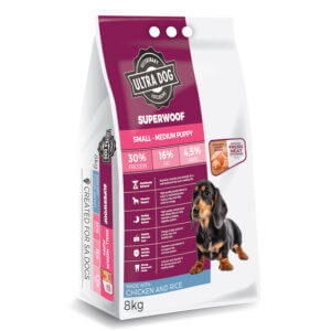 Image for Ultra Dog Superwoof dry food for small to medium breed puppies