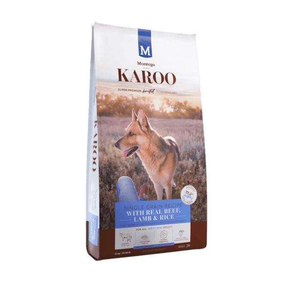 Montego Karoo Beef and Lamb dry food for adult dogs pack image