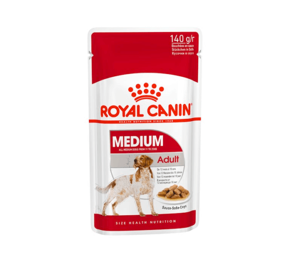 Image for Royal Canin medium breed adult pouch of wet food