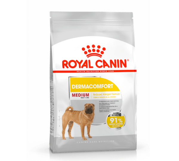 Bag image for Royal Canin dry food - dermacomfort for medium dogs